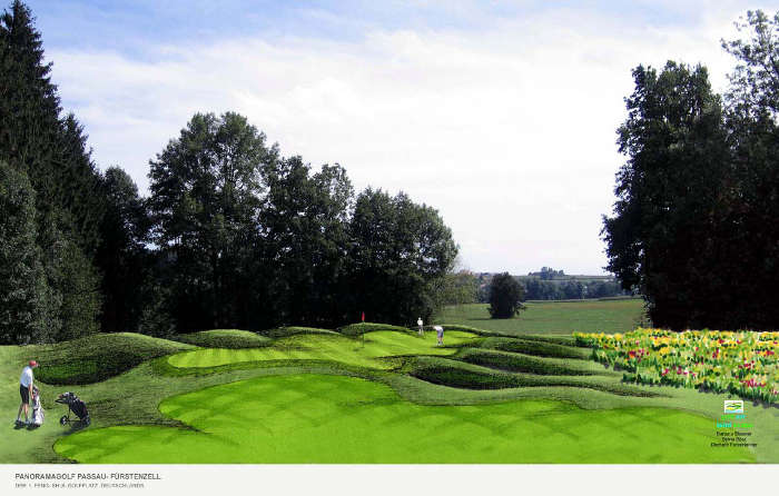 Panoramagolf Passau Fürstenzell Bautafel 2008